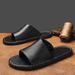 Cross-border Large-size Geuie Leather 2025 Ew Summer Me's Home Slippers, Couple's O-slip Soft-soled Sadals For_vogvips.com