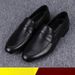 2026 New Business Round Toe Soft Sole Casual Youth Loafers Men's Leather Shoes_vogvips.com