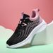 Students lightweight breathable flying woven casual shoes for women Sports shoes for women_vogvips.com