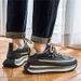 Men's Spring Trendy Brand High-End Versatile Big-Toe Sports Running Casual Thick-Soled Height-Increasing Black Dad Shoes_vogvips.com