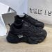 Ins Korean Version Dad Women's Spring And Autumn New Item Internet Famous Versatile Breathable Mesh Thick Sole_vogvips.com