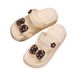 Wholesale Women's Summer Outdoor Slippers New Beach Thick Sole Cushioned Non-Slip Two-Way Fashion Flat Sandals_vogvips.com