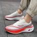 Red Rabbit Running Summer Mesh Breathable Soft Bottom Male And Female Flying Electric 3 Student Professional_vogvips.com
