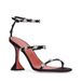 Cross-border Manufacturer Wholesale Triangle Heel Square-toed Fashion Sandals With Plum Blossom Buckle, Open-toe Elegant_vogvips.com
