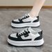 2026 New Mesh Breathable Summer Women's Shoes Korean Version Versatile Little White Shoes Platform Sports Casual Board Shoes Net Shoes Women_vogvips.com