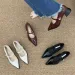 Women's Shoes New Design Chunky Heel Gentle Vintage Minimalist Style Triple Black Commuter Shoes Free Shipping_vogvips.com