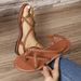 Women's 2024 New Style Woven Slip-On Roman Beach Sandals, Large Size 43, Casual Flat Thong Sandals For Foreign Trade_vogvips.com