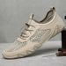 Large Size Men's Shoes Mesh Shoes Breathable Sports Men's Casual Shoes Leather Shoes Versatile Trend Shoes Men_vogvips.com