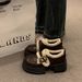 Small Leather Shoes Women's Muffin Thick Heel Jk Loafers Platform Single Shoes_vogvips.com