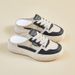 Half Tray White Shoes Female Student Height-increasing Shoes Mesh Breathable Casual Shoes_vogvips.com