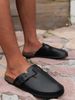 Men's Toe-Toe Slippers Waterproof Non-Slip Thick-Soled Wear-Resistant Home Outdoor Slip-On Casual Sandals_vogvips.com