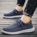 Plus-size loafers men casual slip-on men's shoes Canvas hipster shoes loafers men_vogvips.com