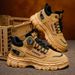 2025 Autumn New High-top Martin Men's British Style Thick-soled Work Shoes Casual Short Boots_vogvips.com