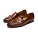 Voyage Strap Double Buckle Top Layer Cowhide Men's Leather Monk Shoes Handmade Formal Business_vogvips.com