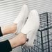 Men’s Shoes Summer Breathable Canvas Men's Shoes Old Beijing Cloth Shoes Men's Casual Shoes Sports Shoes Lazy One Step All Match Trendy Shoes_vogvips.com