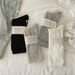 Chic Diamond Knit Mesh Crew Socks – Breathable Cotton & Seamless Design – Elegant Solid Colors – Stackable & Versatile – Fall Fashion Essential_vogvips.com