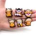 16 Sets Of Cartoon Shoes Flower Accessories Scottish Alpine Cow Cute Shoe Accessories DIY Decoration_vogvips.com