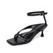 Huidong Shoes Summer 2026 Classic Internet-famous Square-toed High-heeled Flip-flops, Fashionable And Versatile Women's_vogvips.com