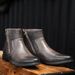 European Warm Series Autumn Winter Martin Genuine Leather Top Layer Cowhide Ankle Boots Zipper Patchwork Men's Shoes Height Increasing_vogvips.com