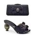 Accessorized high heels with bows Accessorized evening sandals with clutch shoe bag set_vogvips.com