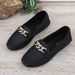 Women's Plus Size Flat Loafers Autumn Fashionable Lightweight Breathable Comfortable High_vogvips.com