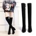 for Women 2024 New Autumn Winter Fleece-Lined Chunky High Heel Over-the-Knee Long Women's Boots_vogvips.com