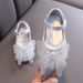 Fashion Small Big Bow Square Mouth Dance Performance Shoes Single Shoes Small Leather Shoes_vogvips.com