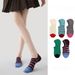 5 Pieces, Breathable Soft Casual Style Women's Boat Socks, Made Cotton & Geometric Designed, Easy To Match With_vogvips.com