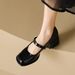 thick-soled Mary Jane Shoes For Women, French Retro Small Leather Shoes With Thick Heels For Women_vogvips.com