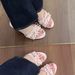 Chuyuji French Ballet Style Bowknot Slip-On Sandals For Women Thin Heels, Lace Trim, Open-Toe High Heels To Match With_vogvips.com