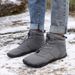Outdoor Snow Men Winter Non-Slip Waterproof Fleece-Lined Warm Cotton Shoes For Women Thick-Soled Barefoot Five-Toe Boots_vogvips.com