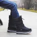White Women Winter Shoes Warm Plush Mid-calf Waterproof Rubber Non-slip Platform Snow Boots Female Plus Size 42_vogvips.com
