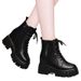 Genuine Soft Leather Martin 2025 New Spring And Autumn Single Thick Sole Height Increasing Fleece Lined British Style_vogvips.com