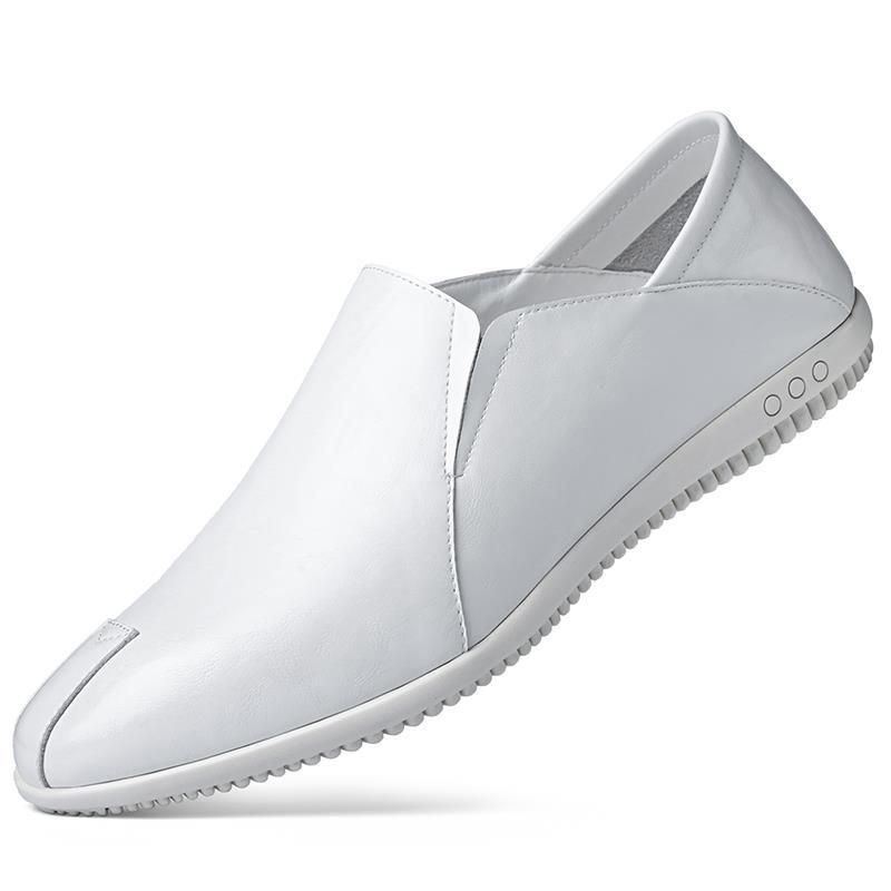 Suitable For All Seasons New Shoes Leather Sole Soft Surface Summer Chinese Style Men's Casual Slip-On_vogvips.com
