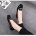 Women's Loafers For Spring Autumn 2026, New Patent Leather Fashion Flat Shoes With Square Toe And Soft Sole_vogvips.com