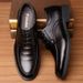 Men's Leather Business Casual Formal Versatile Soft Sole Breathable Wedding Work Shoes_vogvips.com