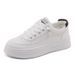 Women's Breathable Casual Sneakers - Lightweight Platform Shoes With Soft Sole For Spring & Summer - Fashionable Low-Top Lace-Up Shoes_vogvips.com