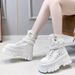 2025 Thick-Soled Height-Increasing Stylish Motorcycle Ins Trend Cool Short British Style Martin Boots Women Autumn New_vogvips.com
