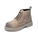 Men's Shoes 2025 New Autumn And Winter Cotton Leather British Style Work Boots Men's Thick Soled Suede Shoes_vogvips.com