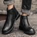 European Warm Series 2025 Winter Slip-On Zipper Martin Lightweight Versatile Personality Trendy Shoes Fleece-Lined Warm High-Top Work Boots_vogvips.com