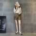 8801-2 Height Increasing 7CM Dad Shoes For Women 2024 Summer New Versatile Korean Style Thick Sole Hollow Out_vogvips.com