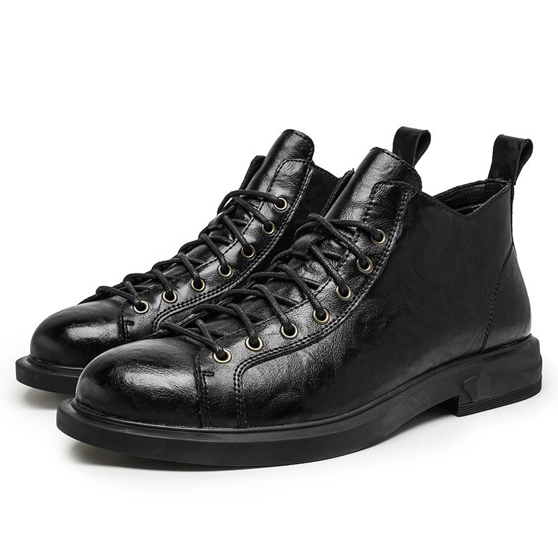 Casual Men's Leather Fashionable Classic Design Style Office Driving Outdoor Leisure Trend Party Daily Adult Youth Shoes_vogvips.com