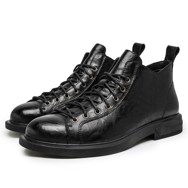 Casual Men's Leather Fashionable Classic Design Style Office Driving Outdoor Leisure Trend Party Daily Adult Youth Shoes_vogvips.com