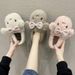 Women's Winter Cotton Slippers For Outdoor Wear, Cute 2026 New Model, Indoor Warm Dormitory Plush Non-slip Maternity Shoes With Covered Heel_vogvips.com