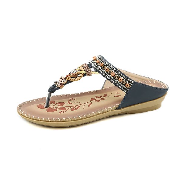 New Bohemian Style In The Summer Of 2025, Ethnic Large Toe Flat Sandals For Women_vogvips.com