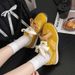 Lancui Dexun For Women 2025 Spring New Korean Style Lace-up Flat Ballet Versatile Sports Casual Shoes_vogvips.com