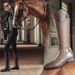 2023 Autumn Winter For Women, Knee-High Low Heel Equestrian Boots, Large Size Riding Boots_vogvips.com