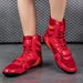 Combat Training Sneakers High Top Wrestling Martial Arts Competition Sanda Men's Shoes Boxing Women's Shoes_vogvips.com