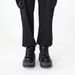 Gothic Sponge Cake Thick Soled Punk Metal High Rise Small Leather Rivet Women's Boots Dark Single Shoes 2026 Spring And_vogvips.com