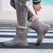 German Imported Men's Mid-calf Rain Boots, Waterproof Non-slip Rubber Shoes, Special Overshoes For Kitchen And Delivery_vogvips.com